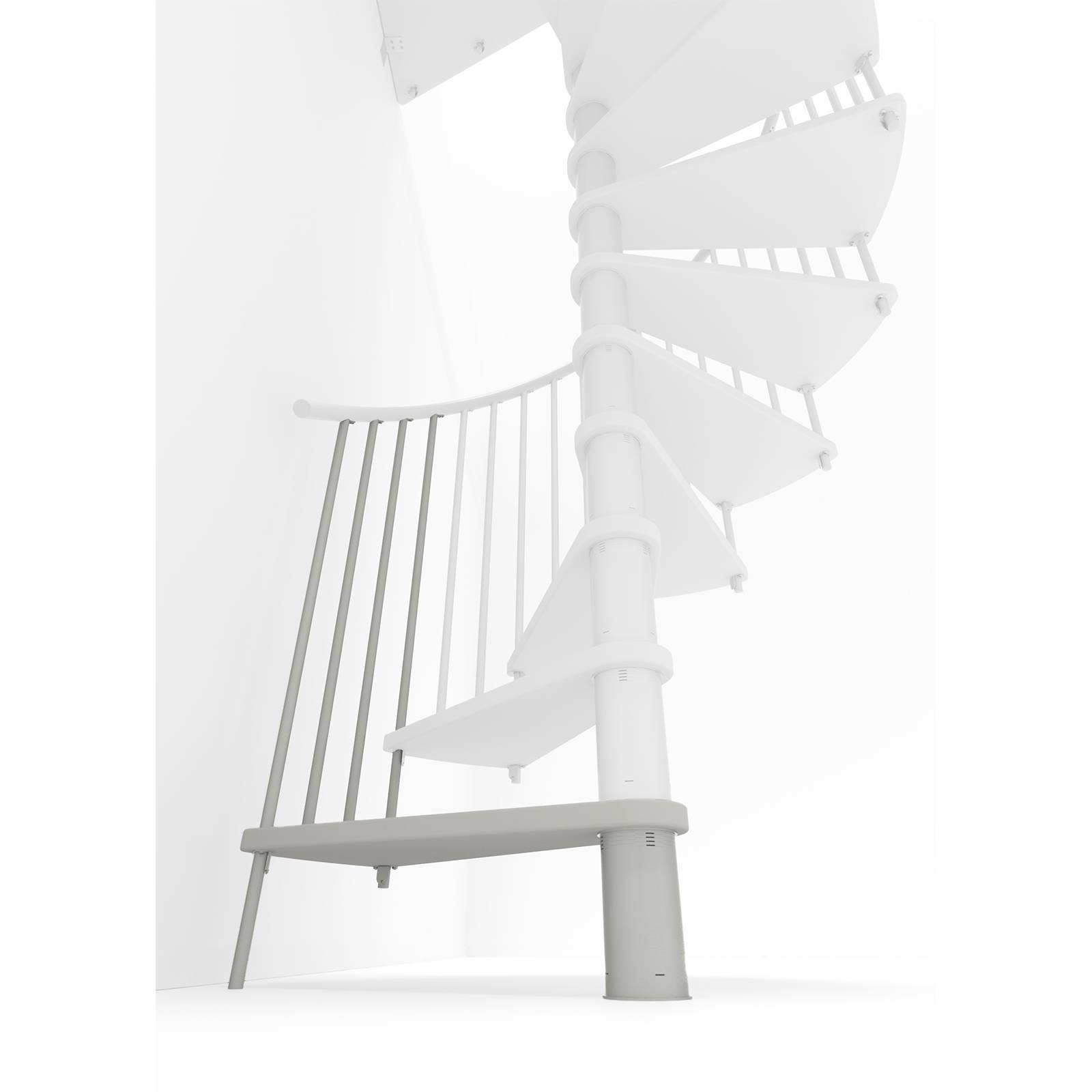 Minka Höhenerweiterung für Spiral Smart 120cm Durchmesser Weiß Weiß