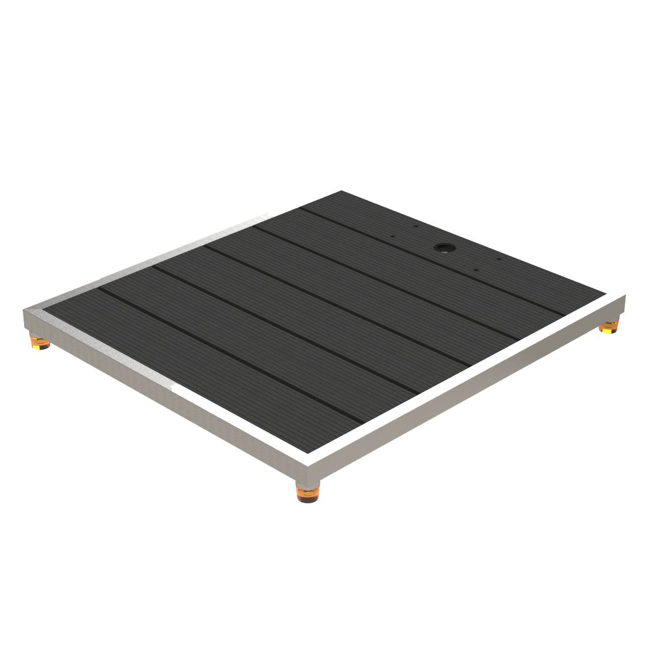 Eichenwald Modell 70 WPC Universal Plattform für Gartenduschen anthrazit