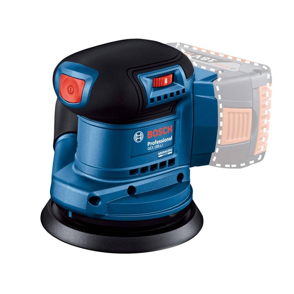 Bosch Professional Akku-Exzenterschleifer GEX 185-LI