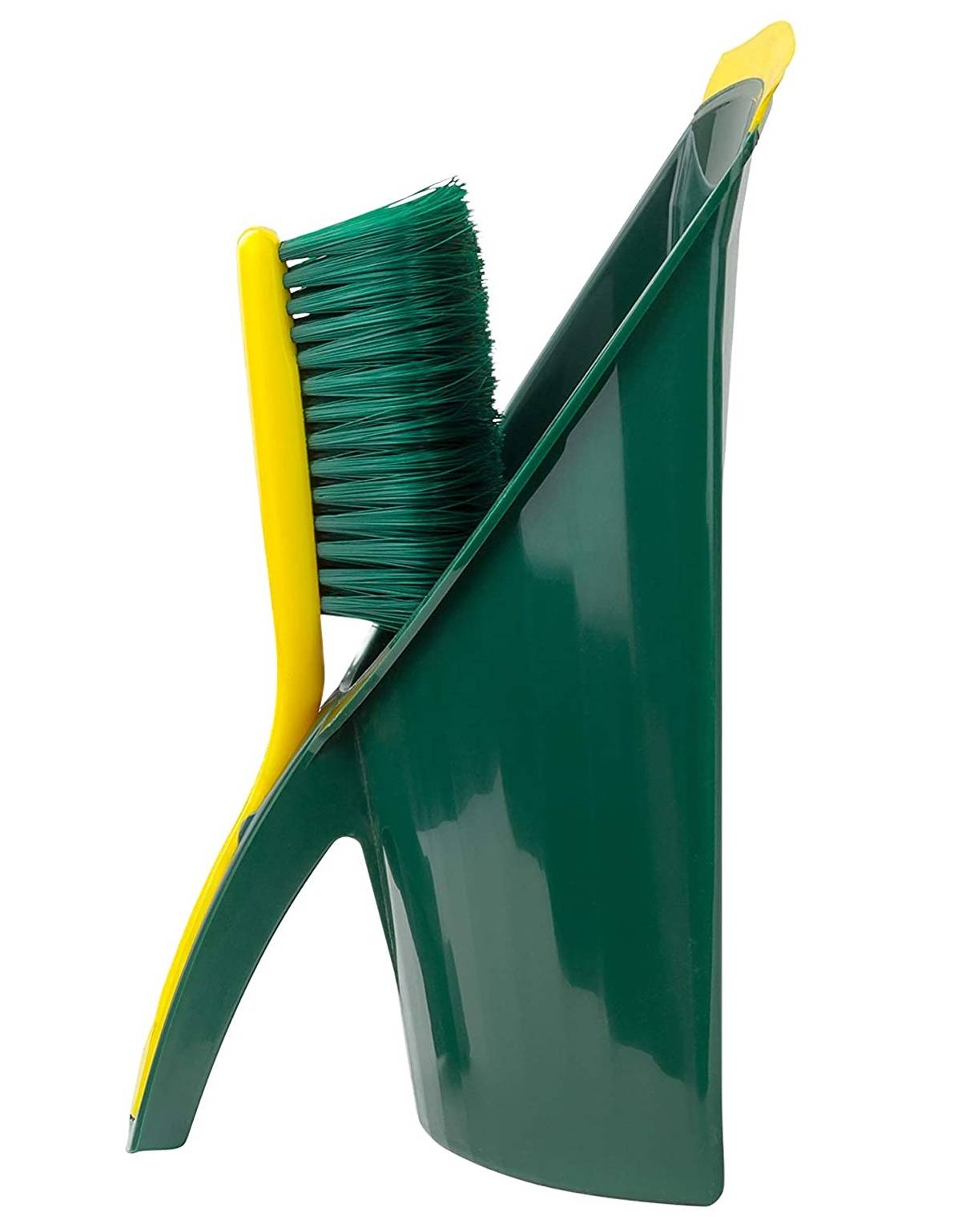 Kopie von BÜMAG eG Krallen-Kehrgarnitur 2-teiliges Set aus Kunststoff-Schaufel und Krallen-Handfeger- GRÜN/GELB #1