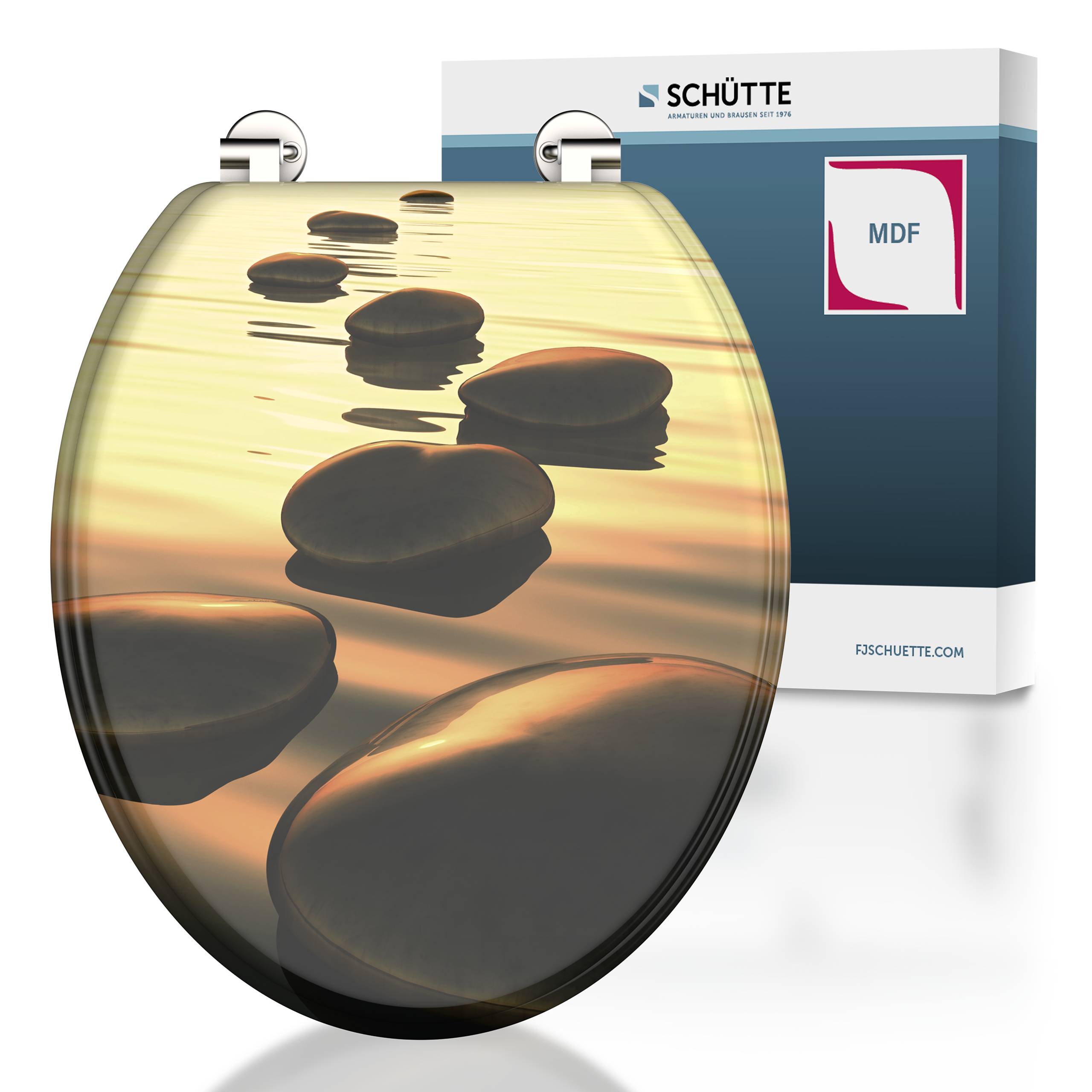 MDF WC-Sitz SEA STONE