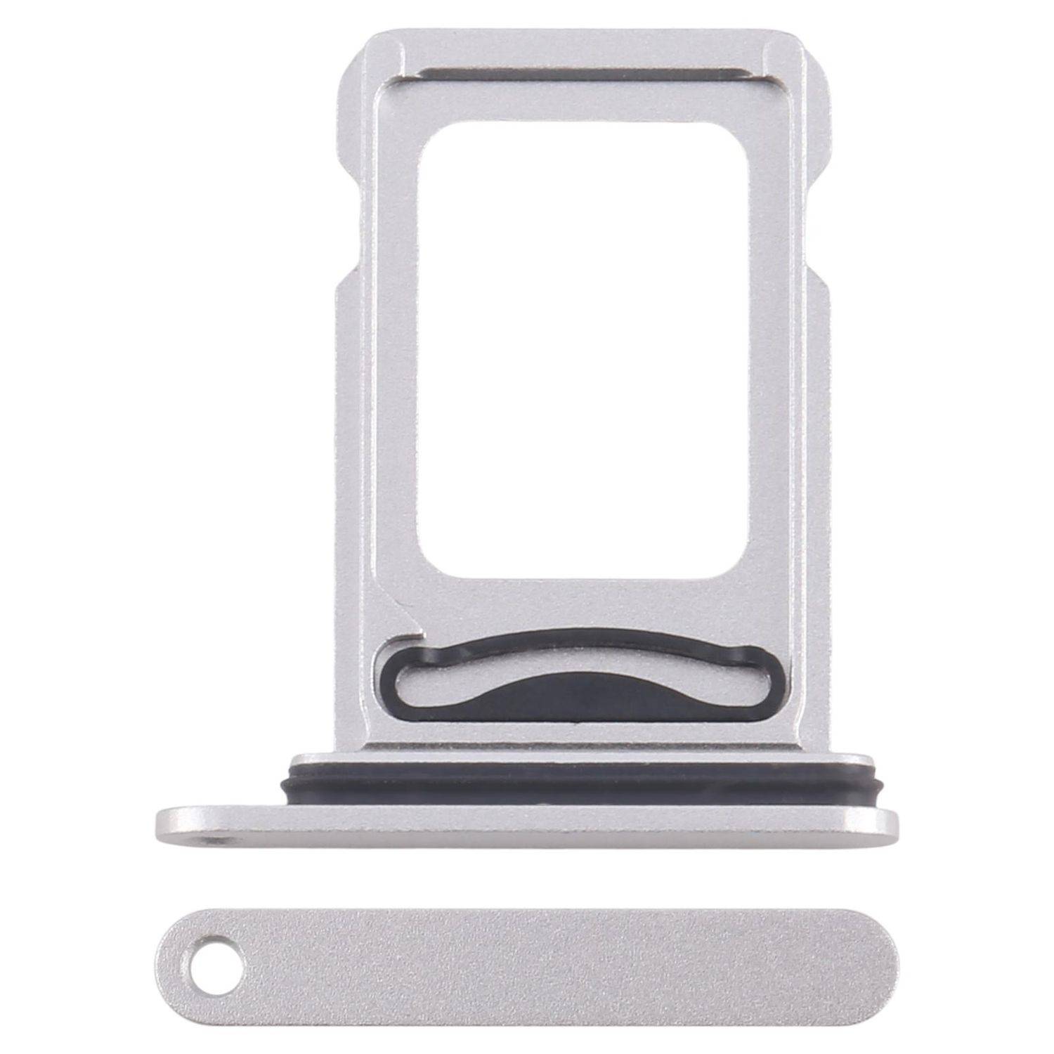 Für Apple iPhone 16e Dual SIM Kartenhalter Card Tray Reparatur Ersatzteil Silber