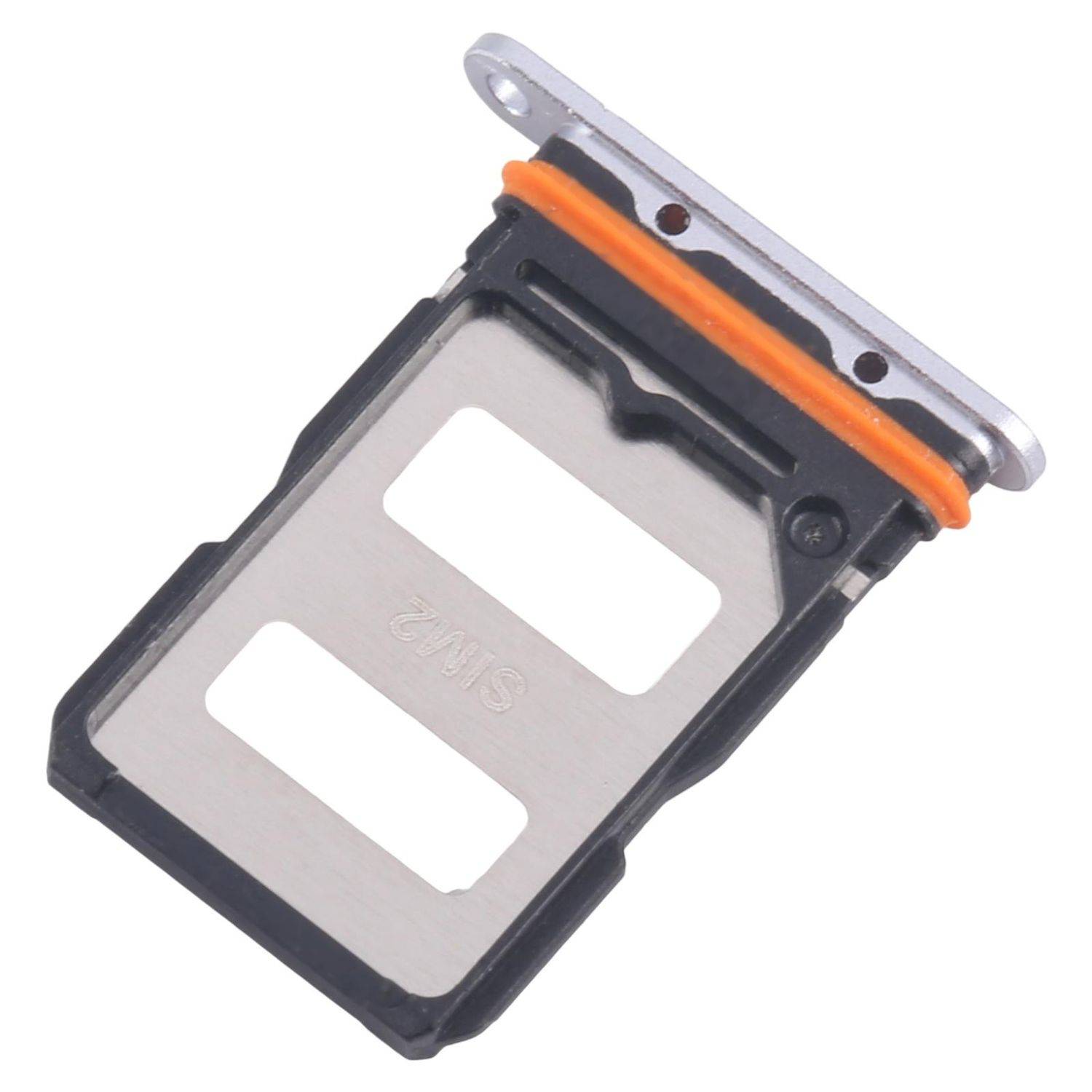 Für Xiaomi 14T Pro 5G SIM Kartenhalter Dual SIM Card Tray Ersatzteil Silber