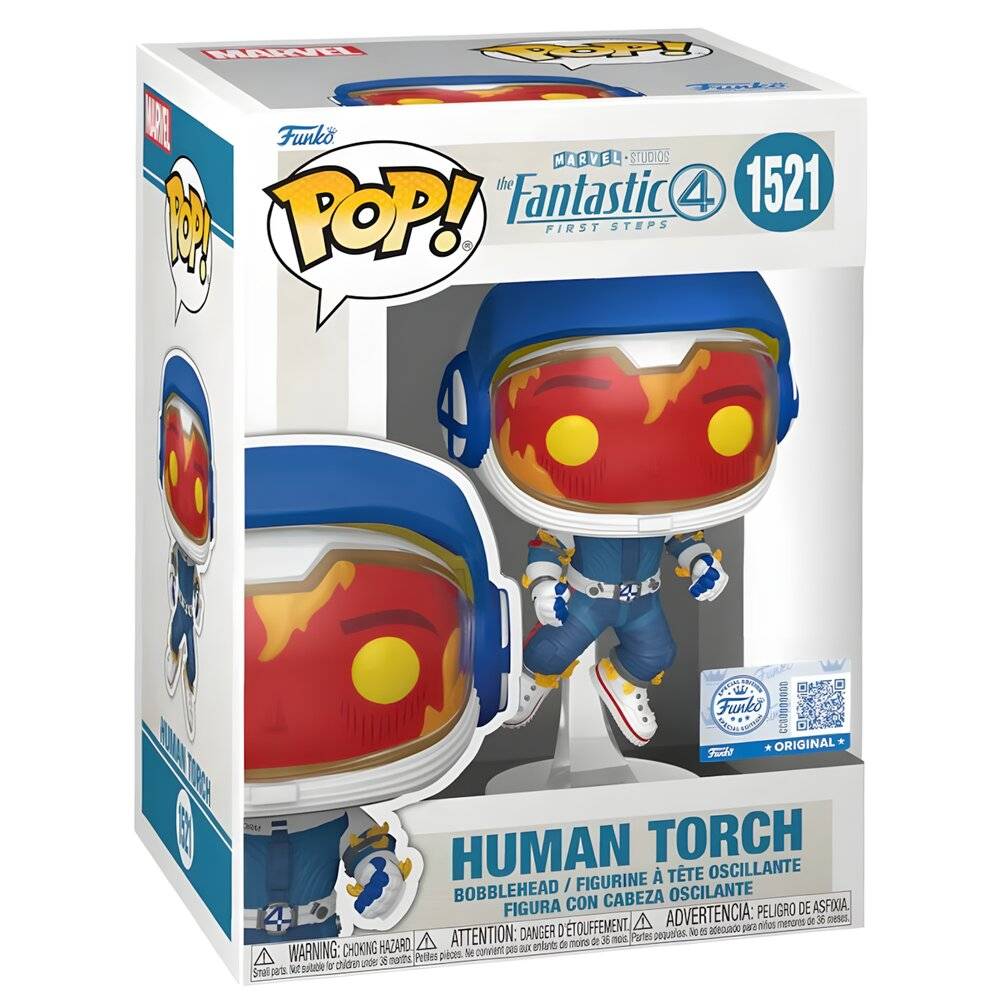 POP-Figur Marvel The Fantastic 4 Die menschliche Fackel