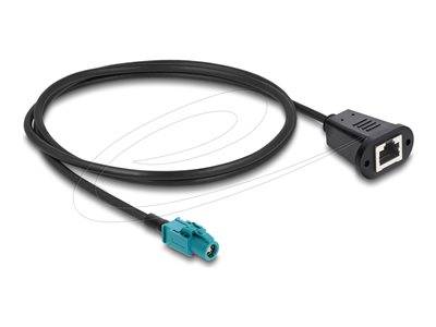 DELOCK Kabel HSD Z Buchse zu RJ45 1 m Multimedia-Technik