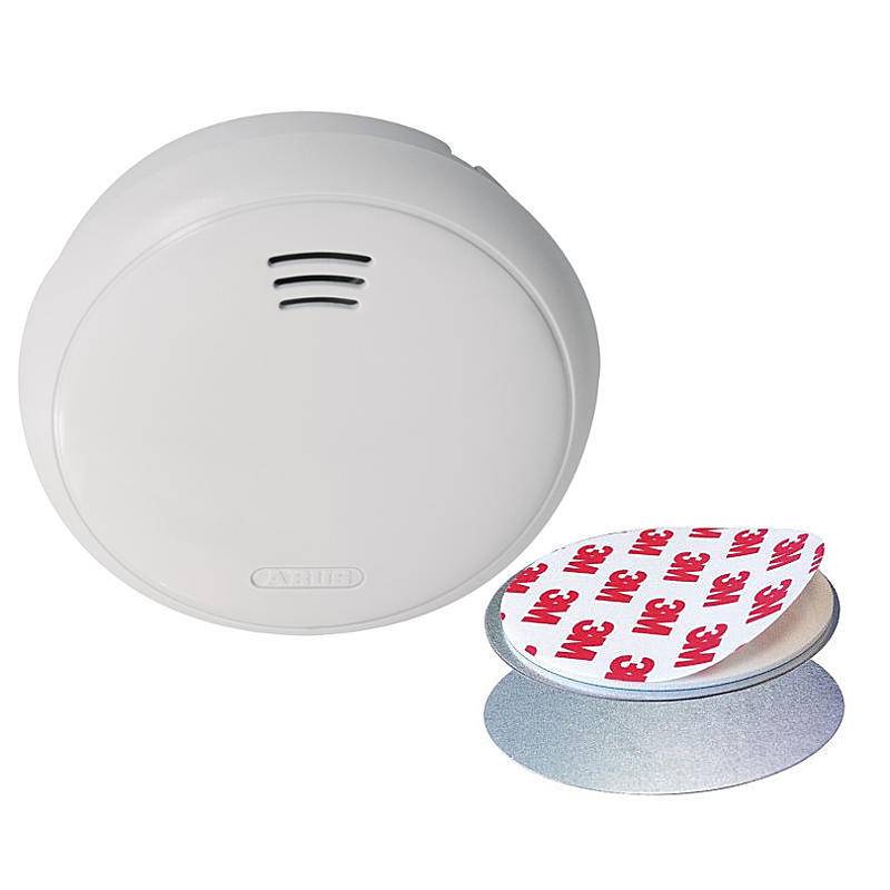ABUS 10 Jahres Rauchmelder GRWM30500 + Magnet, Rauchmelder - Modell: GRWM30500 | Set-Inhalt: Rauchmelder, Magnetpad | n