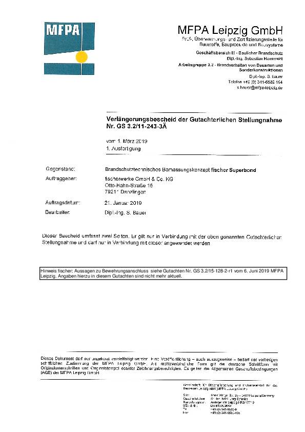 Fischer Reaktionspatrone RSB 8