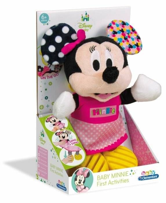 Minnie Plüsch mit Geräuschen und Griff