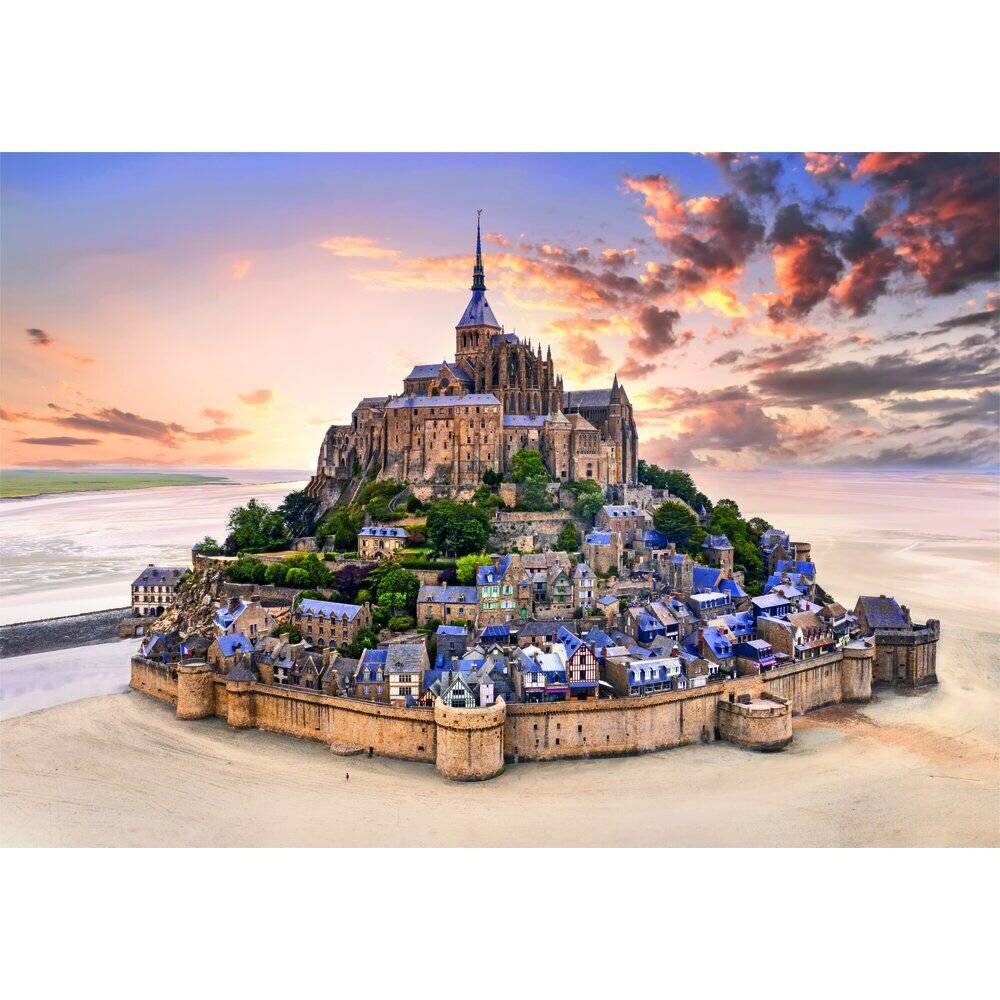 Hohe Qualitä t Der Mont Saint-Michel Rising puzzle 1500pcs