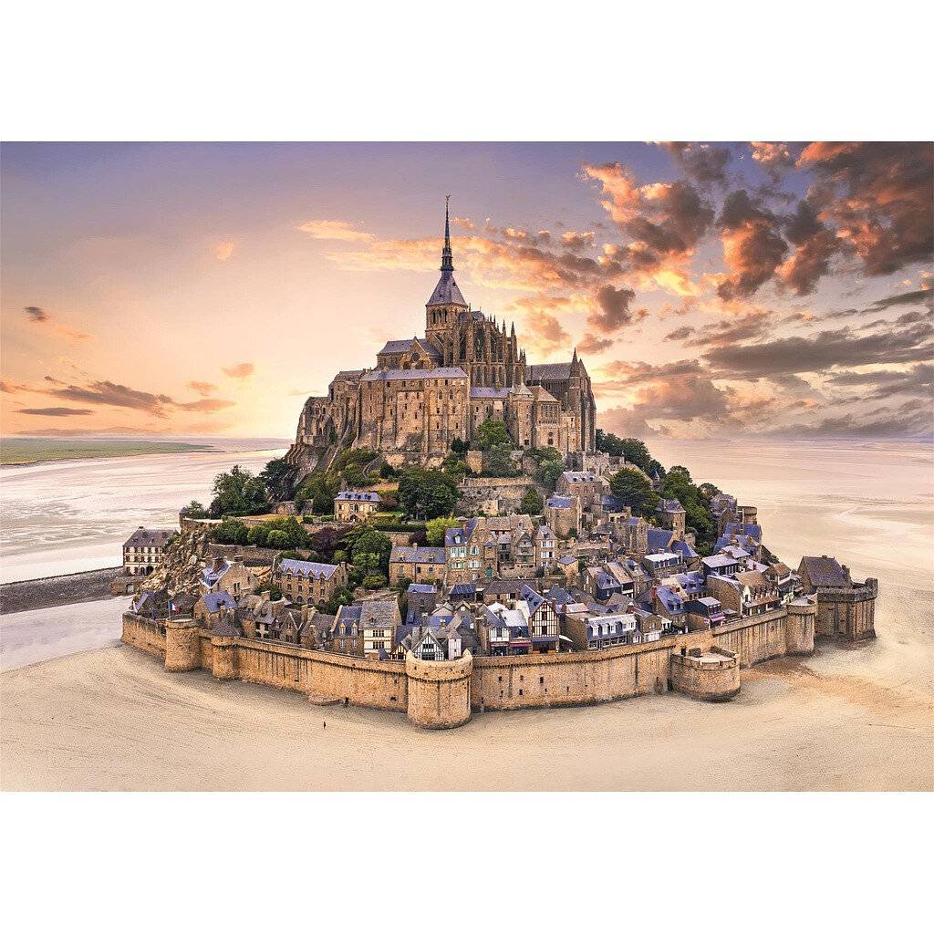 Hohe Qualitä t Der Mont Saint-Michel Rising puzzle 1500pcs