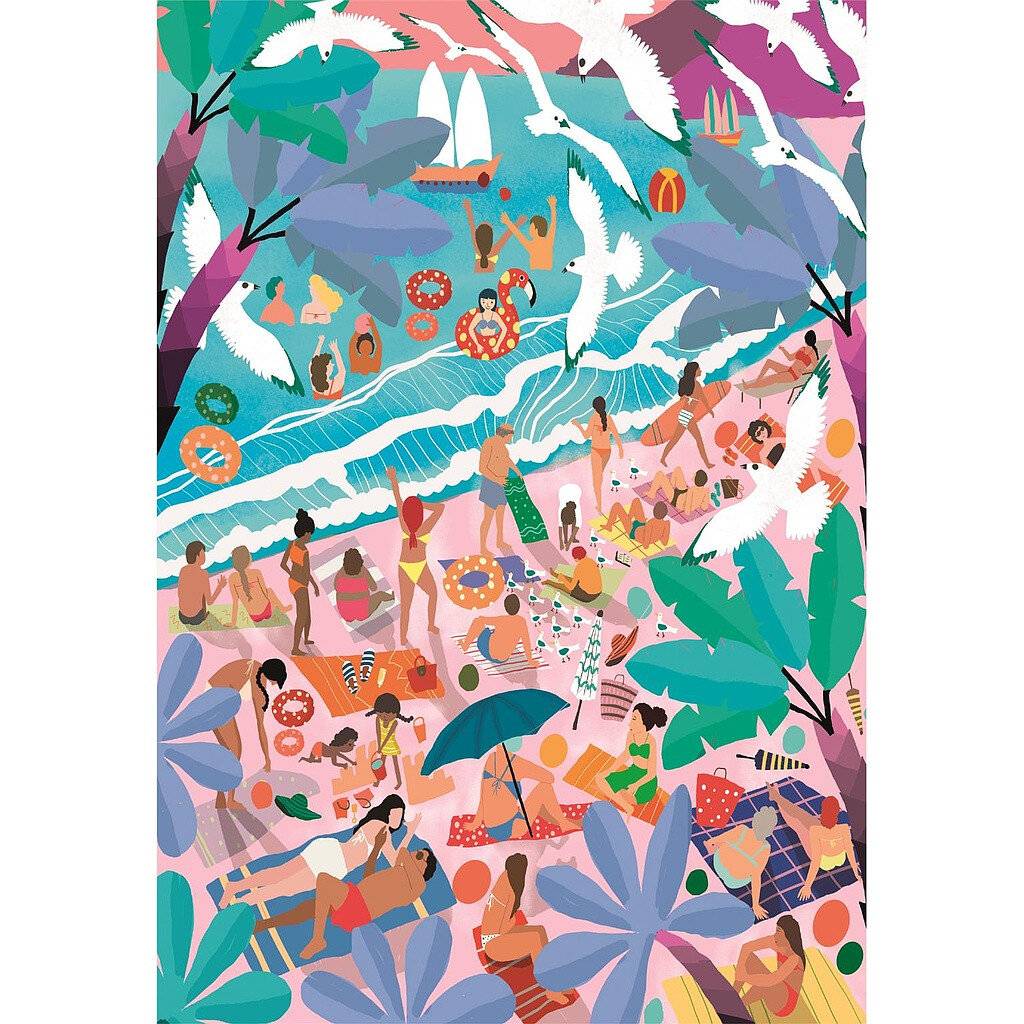 Hochwertige Sonntag am Strand Puzzle 1000pcs