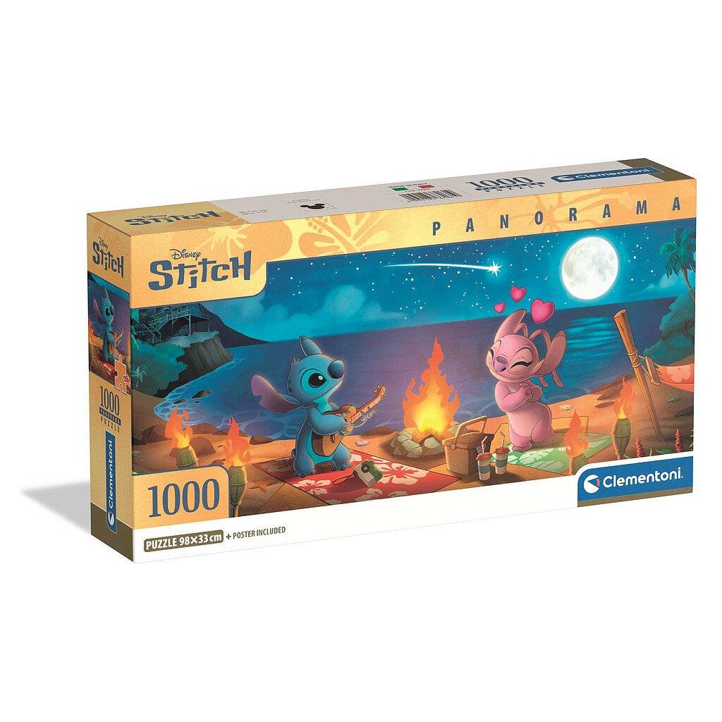 Disney Stitch Panorama-Puzzle 1000Stü ck