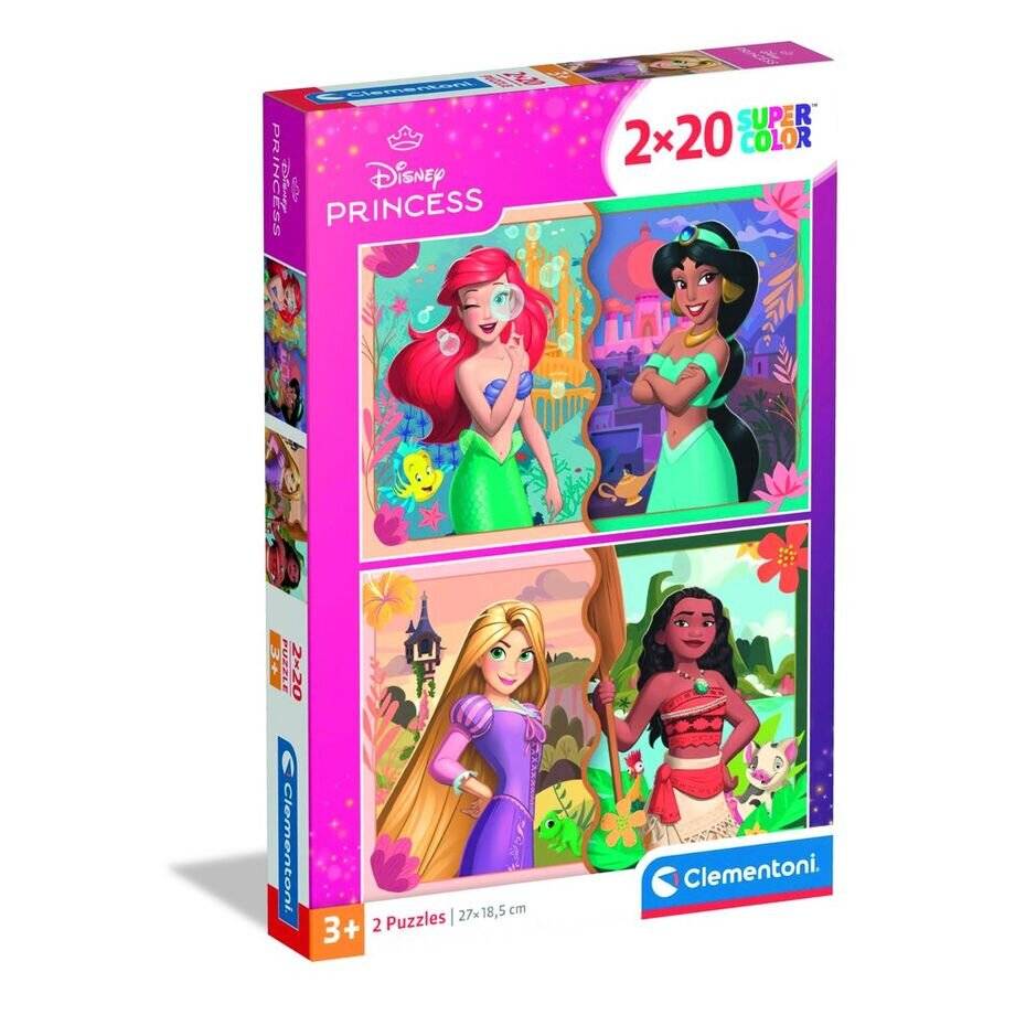 Disney Prinzessin 2x20 tlg. Puzzle Clementoni