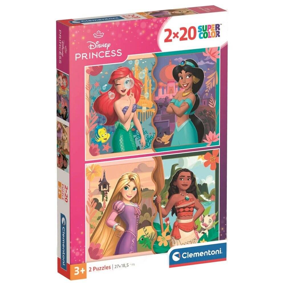 Disney Prinzessin 2x20 tlg. Puzzle Clementoni