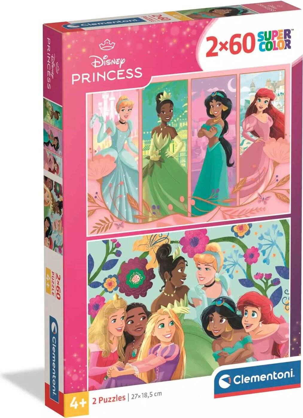 Disney Prinzessin 2x60-teiliges Puzzle Clementoni