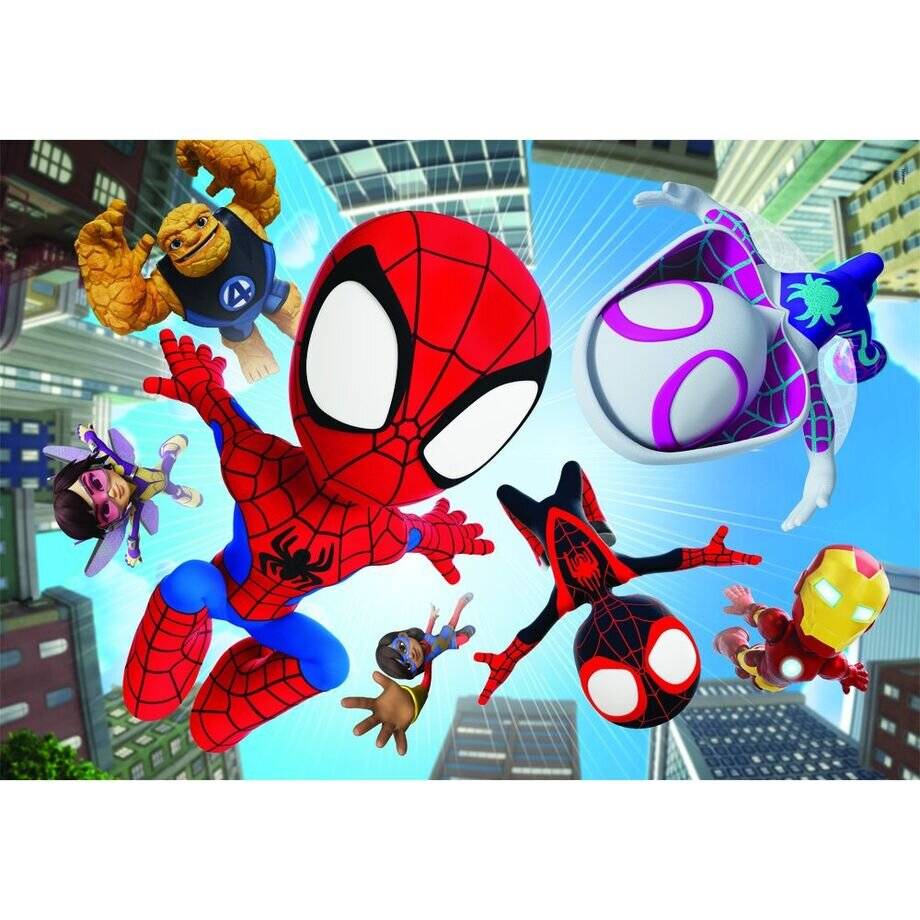 Spiderman Spidey 104-teiliges Maxi-Puzzle Clementoni
