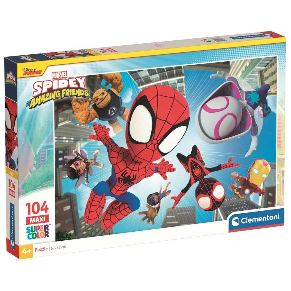 Spiderman Spidey 104-teiliges Maxi-Puzzle Clementoni