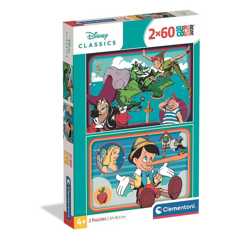Disney Classics 2x60 Stück Puzzle Clementoni