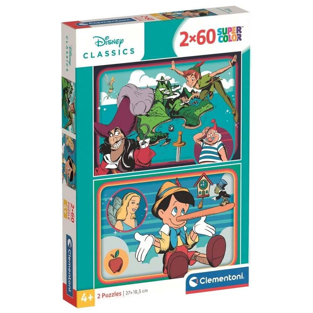 Disney Classics 2x60 Stück Puzzle Clementoni