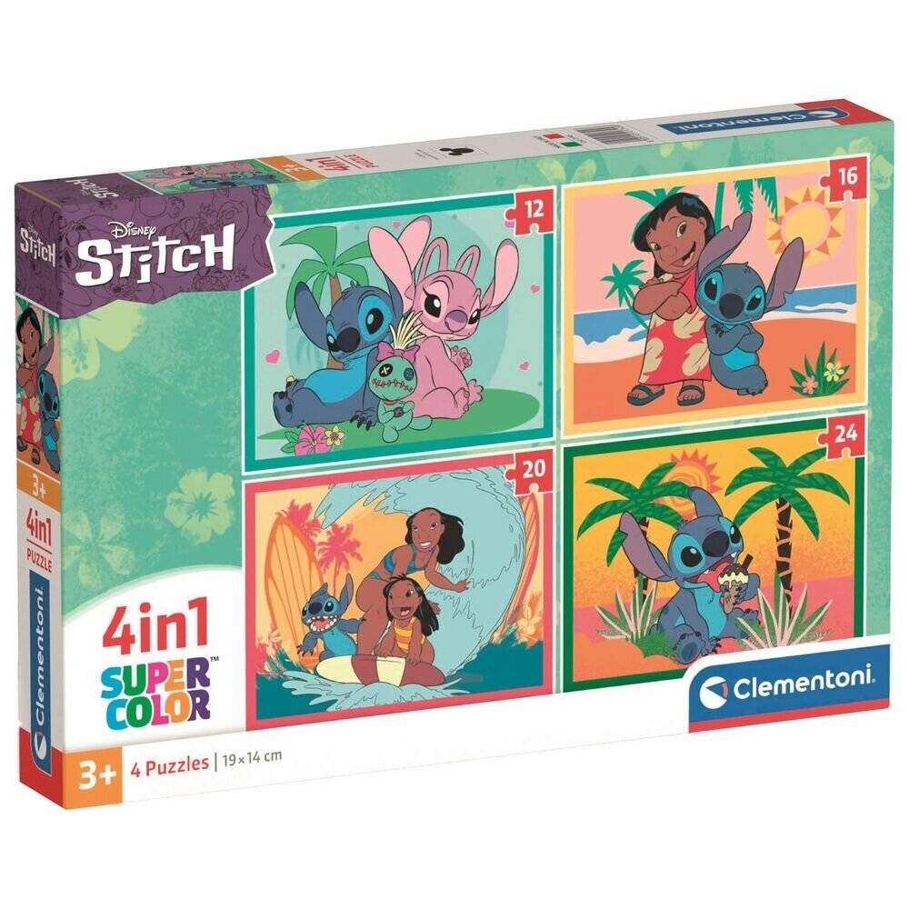 Disney Lilo und Stitch 4-in-1 Puzzle Clementoni
