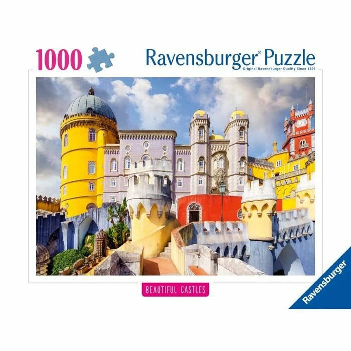 RAVENSBURGER Puzzle Impozantní hrady a zámky: Pena, Portugalsko 1000 dílků