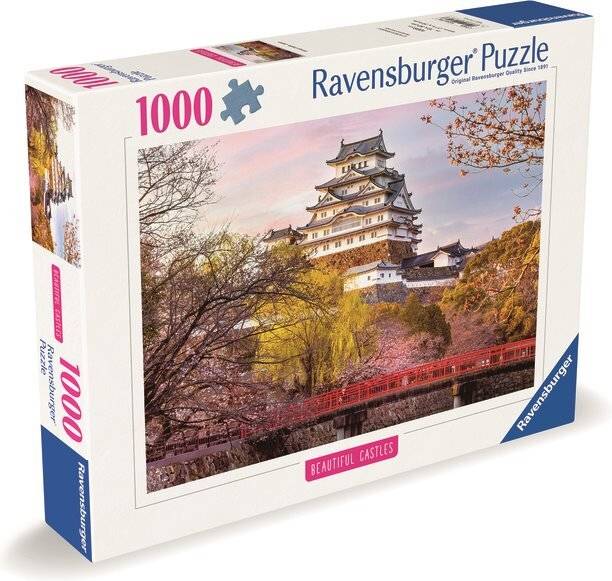 RAVENSBURGER Puzzle Impozantní hrady a zámky: Himedž i, Japonsko 1000 dílků
