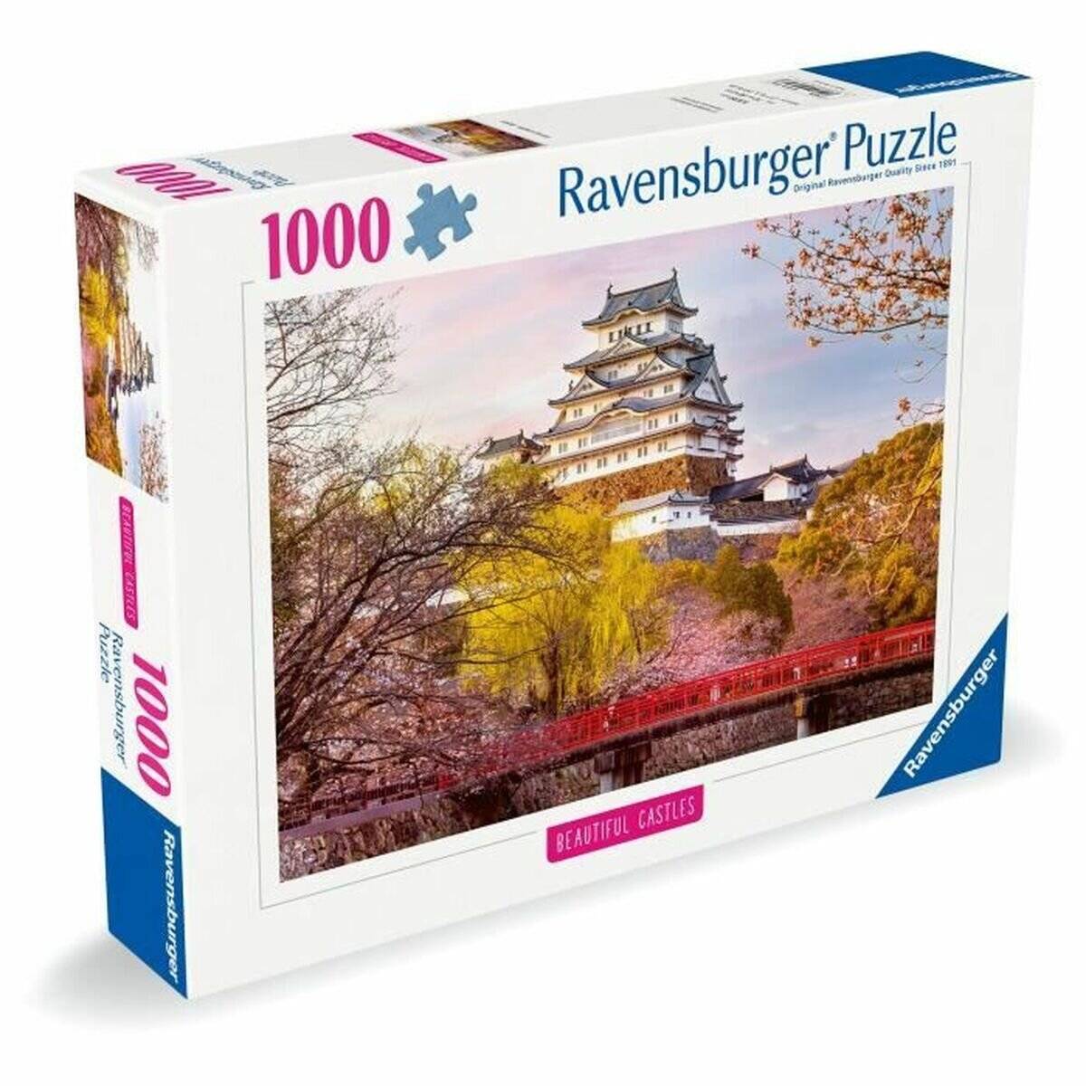 RAVENSBURGER Puzzle Impozantní hrady a zámky: Himedž i, Japonsko 1000 dílků
