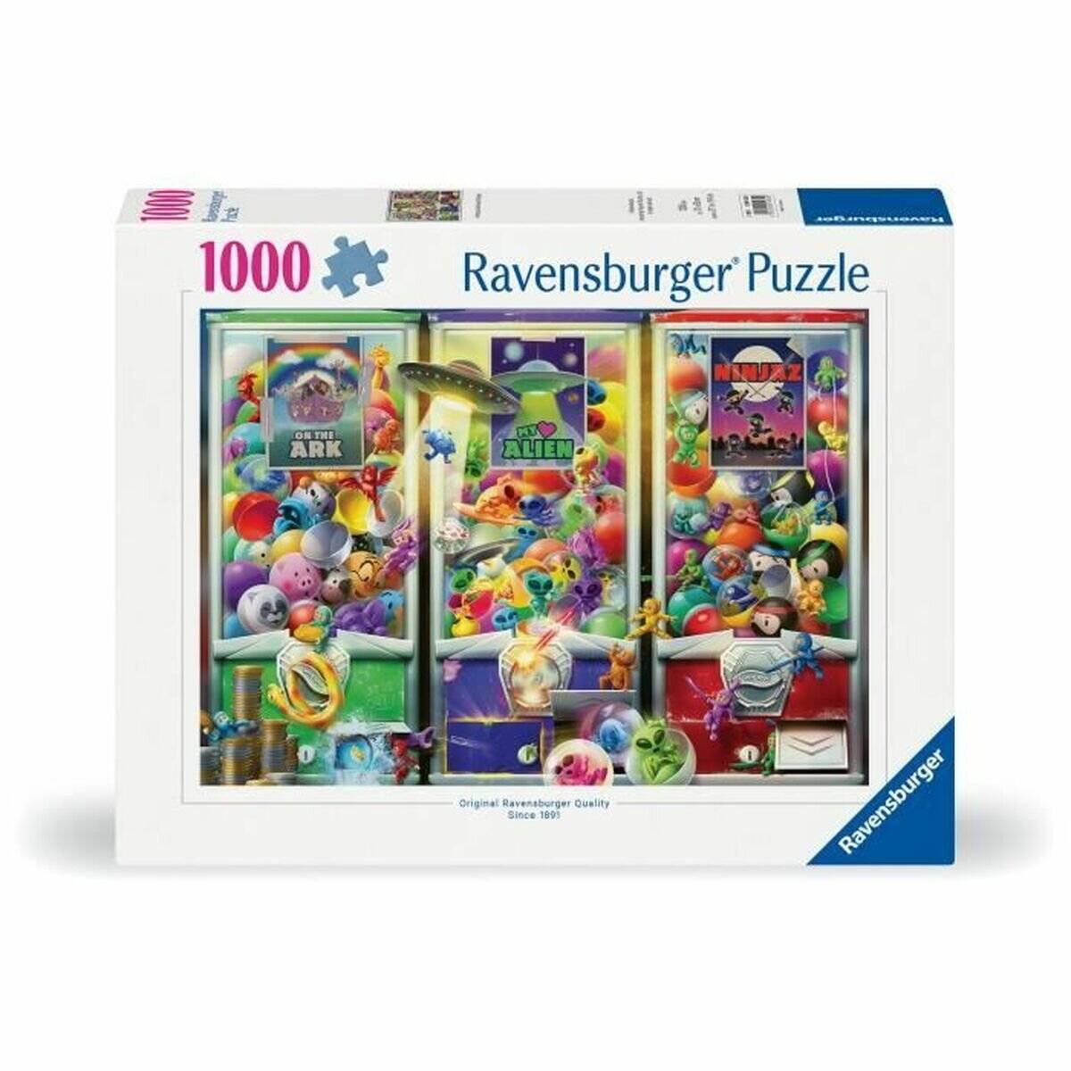 RAVENSBURGER Puzzle Zvíř átka, mimozem&scaron ť ané a ninjové 1000 dílků
