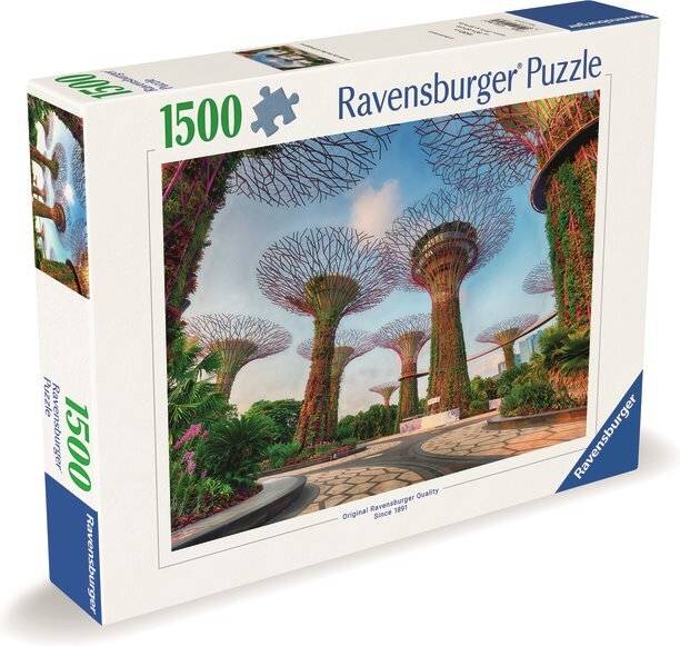 RAVENSBURGER Puzzle Super stromy v Singapuru 1500 dílků