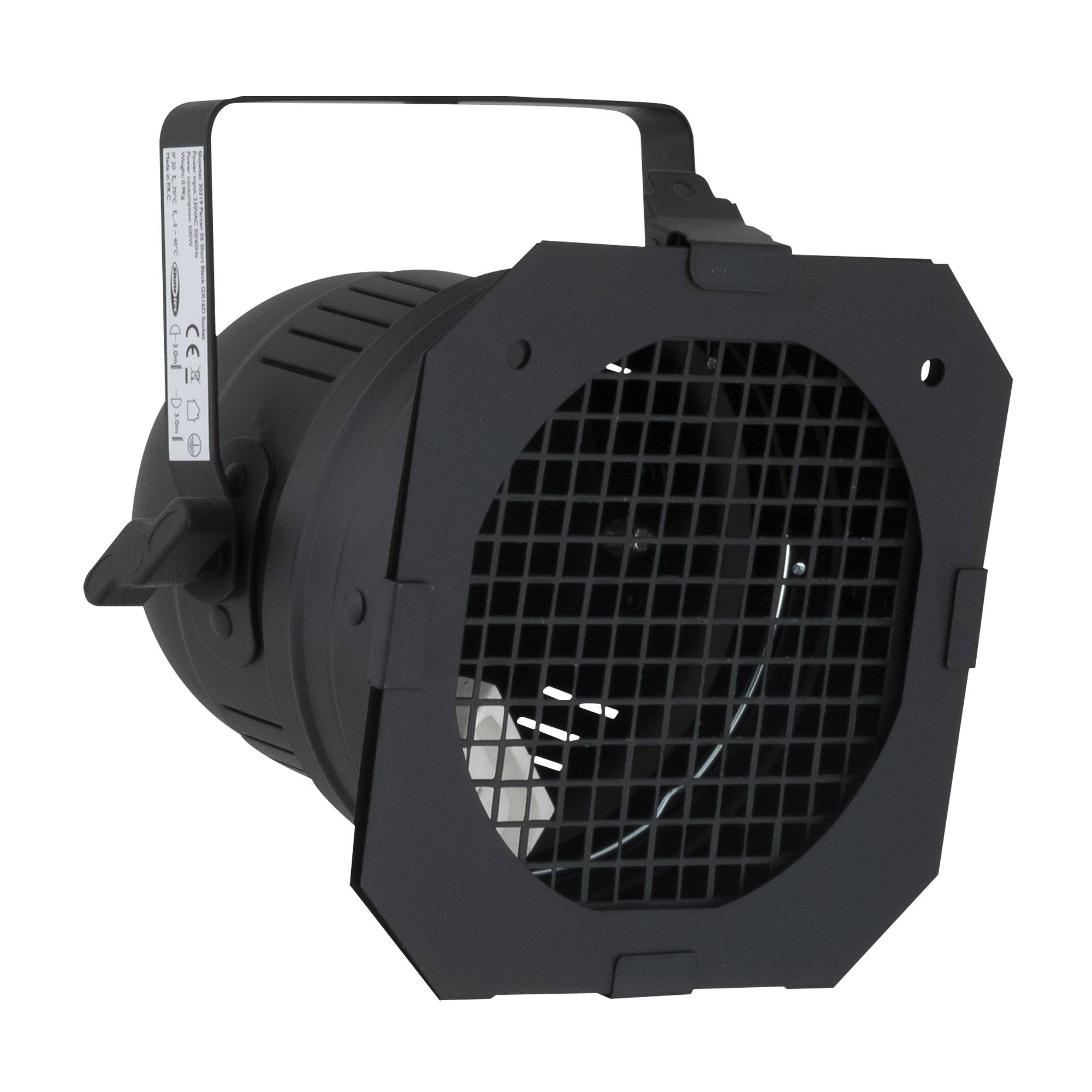 Showtec Parcan 56 Short with GX16D socket Schwarz