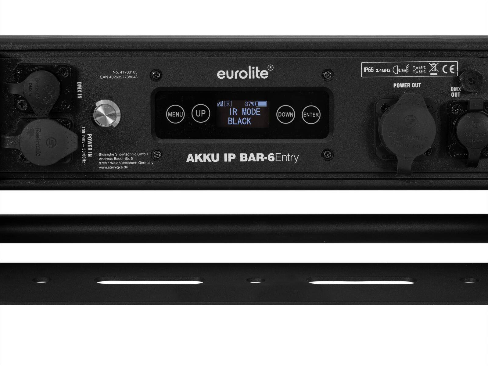 EUROLITE AKKU IP BAR-6 Entry QCL QuickDMX