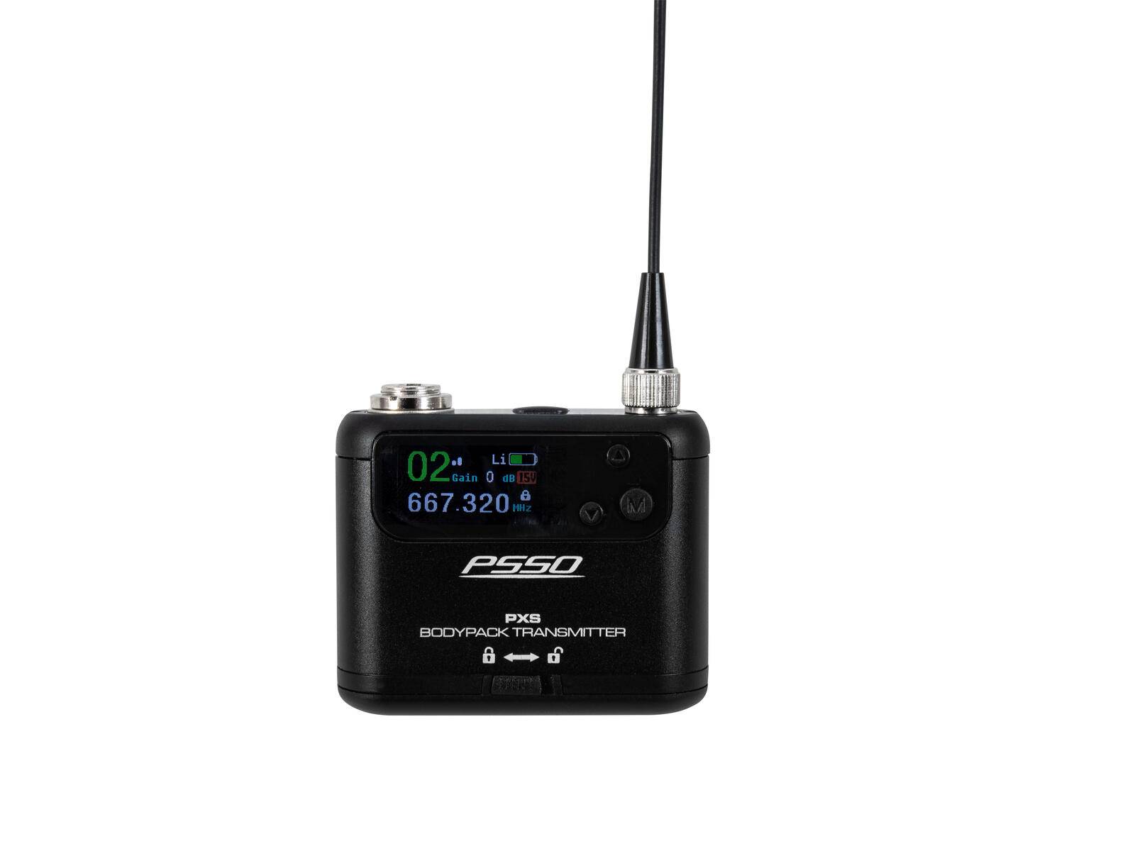PSSO PXS Mini-Taschensender 640-690 MHz