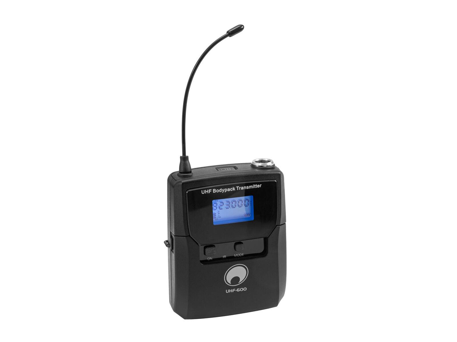 OMNITRONIC UHF-600 Taschensender 823-832/863-865 MHz