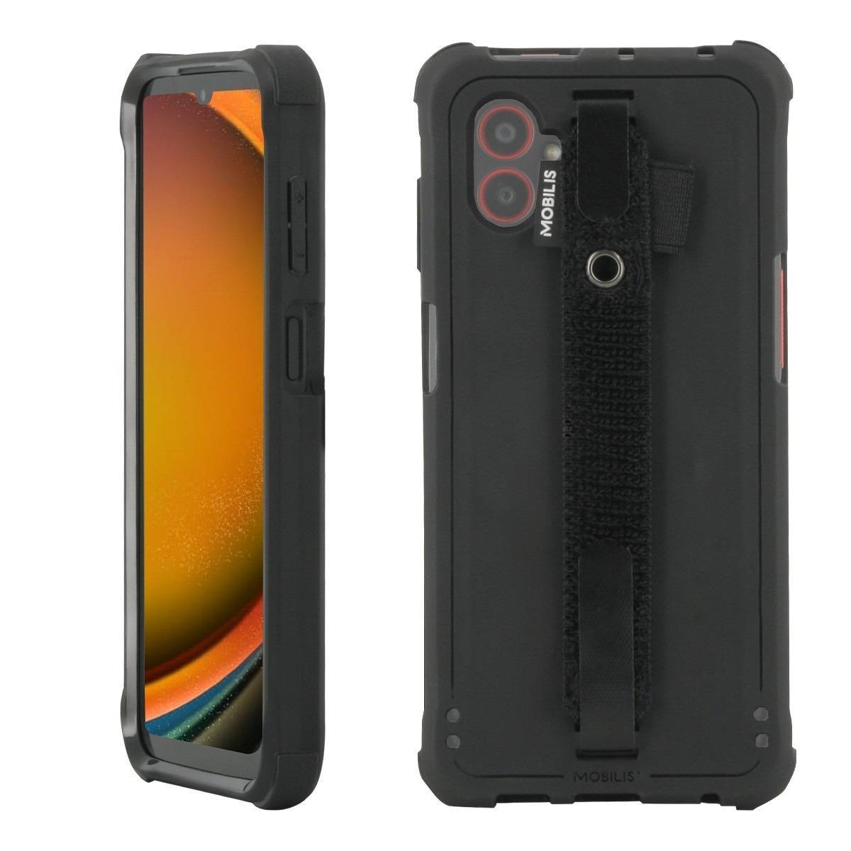Mobilis PROTECH Case + Handstrap Galaxy XCover7 Pro Soft bag Multimedia-Technik Smartphone Zubehör