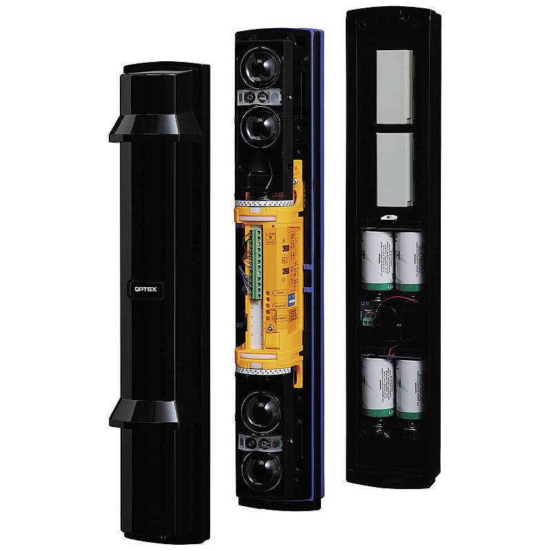 100m IR-Lichtschranke SL-350 QFR 4 Strahlen/Kanäle, Lichtschranke | Einsatzgebiet:Außenbereich | Erfassungsbereich:100