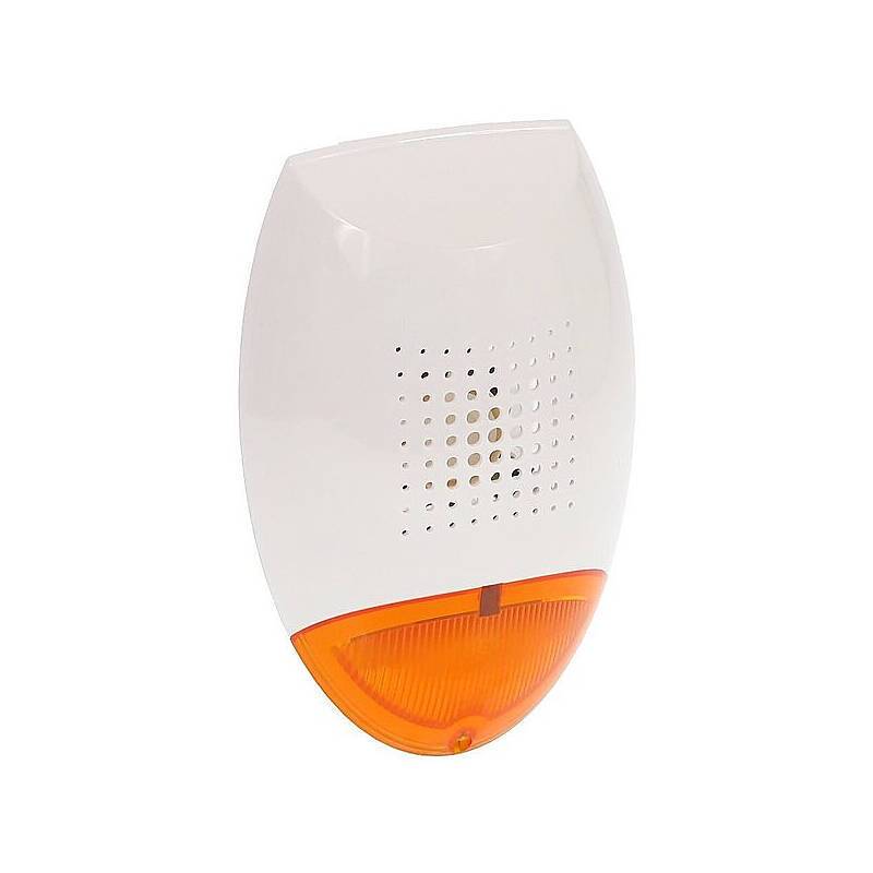 Satel SP-500 O Opt.-akust. Außensirene oran. 120dB, Sirene | Einsatzgebiet:Außenbereich | Sirenenlautstärke:120 dB | Le