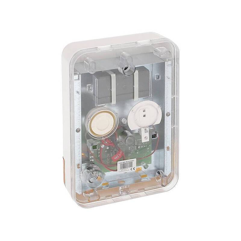 Satel SPLZ-1011 R Sirene rot 120dB 6V/1,3Ah Akku, Sirene | Einsatzgebiet:Außenbereich | Sirenenlautstärke:120 dB | Leuc