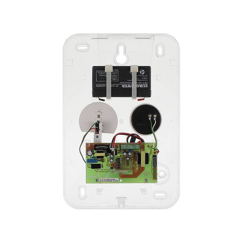 Satel SPLZ-1011 O Sirene oran. 120dB 6V/1,3Ah Akku, Sirene | Einsatzgebiet:Außenbereich | Sirenenlautstärke:120 dB | Le