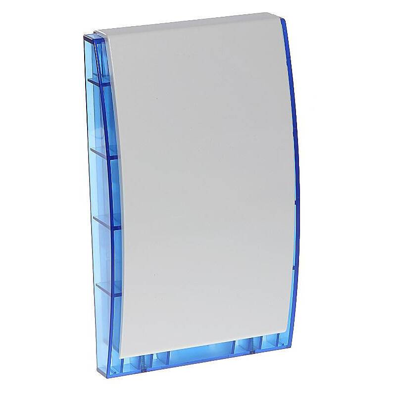 Satel SP-4002 BL Außensirene blau 120dB 6V/1,3Ah, Sirene | Einsatzgebiet:Außenbereich | Sirenenlautstärke:120 dB | Leuc