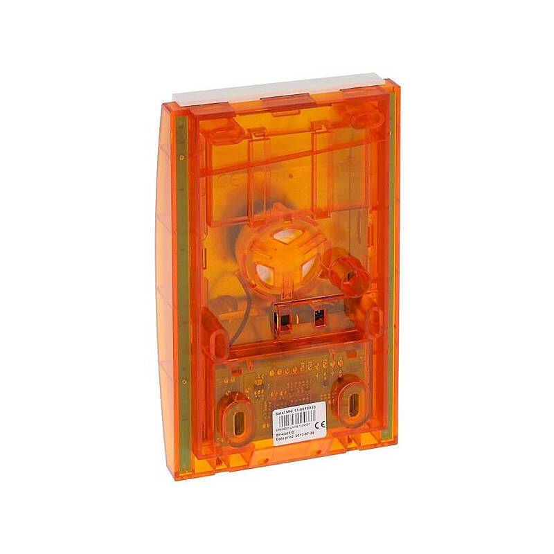 Satel SP-4003 O Außensirene orange 120dB 12V, Sirene | Einsatzgebiet:Außenbereich | Sirenenlautstärke:120 dB | Leuchtmi
