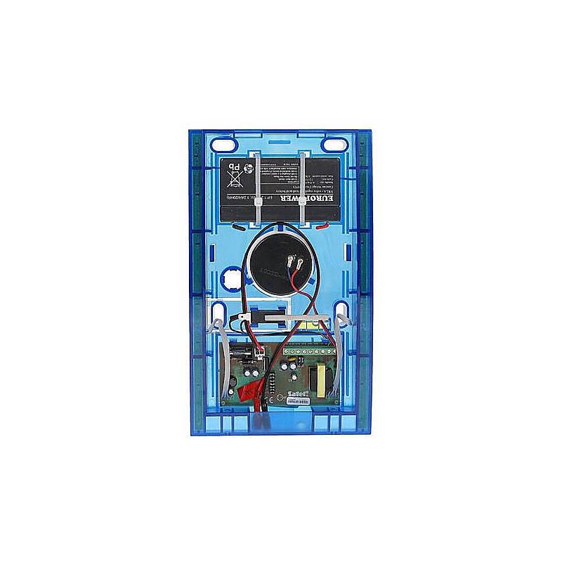 Satel SP-4004 BL Außensirene blau 120dB 6V/1,2Ah, Sirene | nach Richtlinien:EN 50131 Grad 2 | Einsatzgebiet:Außenbereic