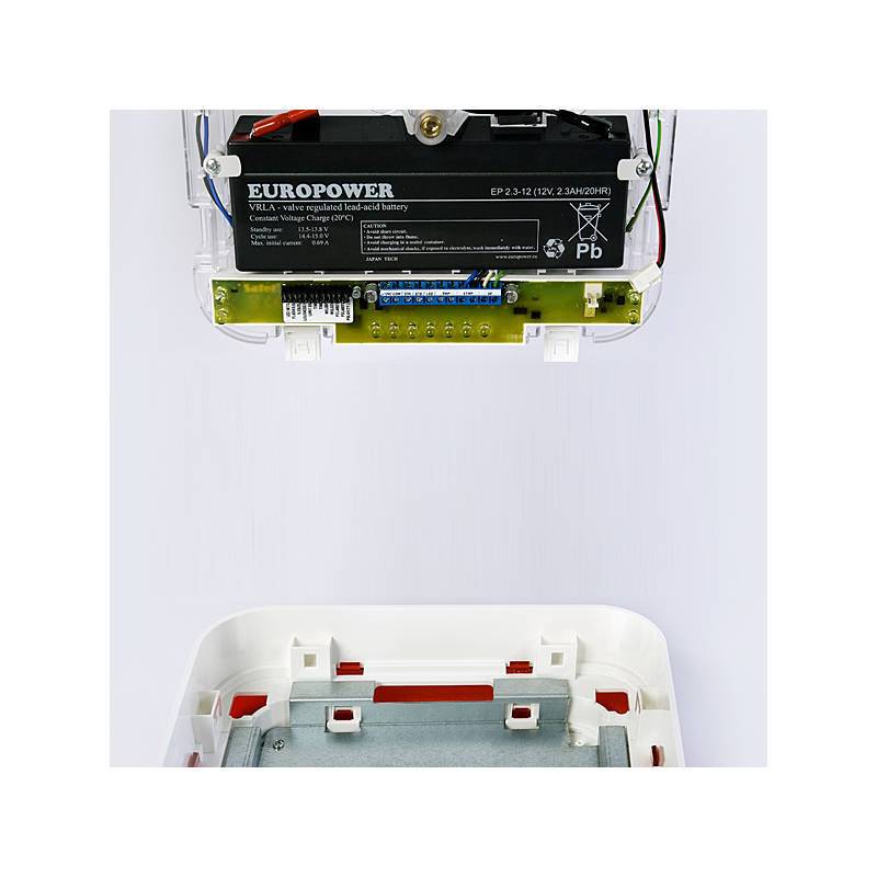 Satel SP-6500 R Opt.-akust. Außensirene rot 120dB, Sirene | nach Richtlinien:EN 50131 Grad 2 | Einsatzgebiet:Außenberei