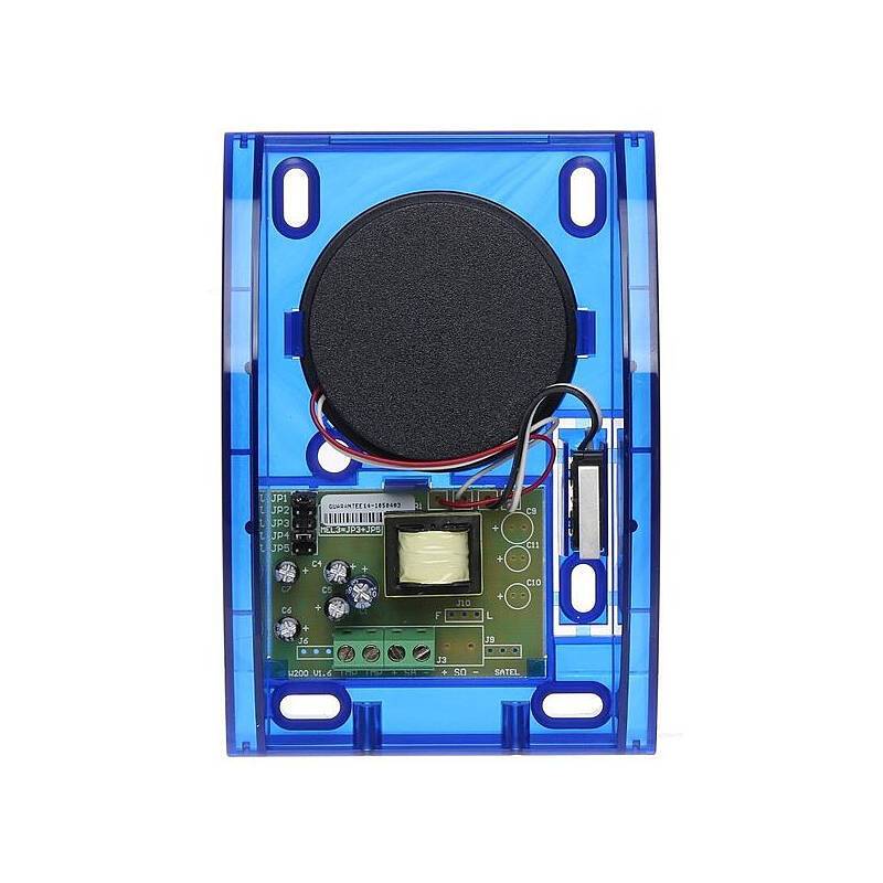 Satel SPW-210 BL Innensirene blau 120dB 12V, Sirene | nach Richtlinien:EN 50131 Grad 2 | Einsatzgebiet:Innenbereich | S