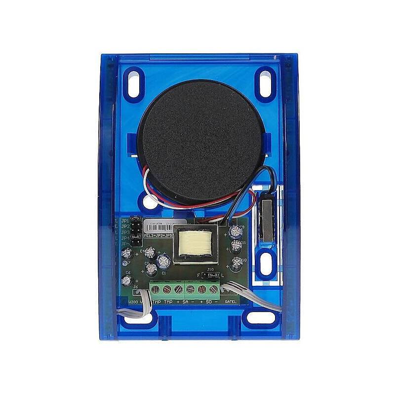 Satel SPW-220 BL Opt-akust. Innensirene blau 120dB, Sirene | nach Richtlinien:EN 50131 Grad 2 | Einsatzgebiet:Innenbere