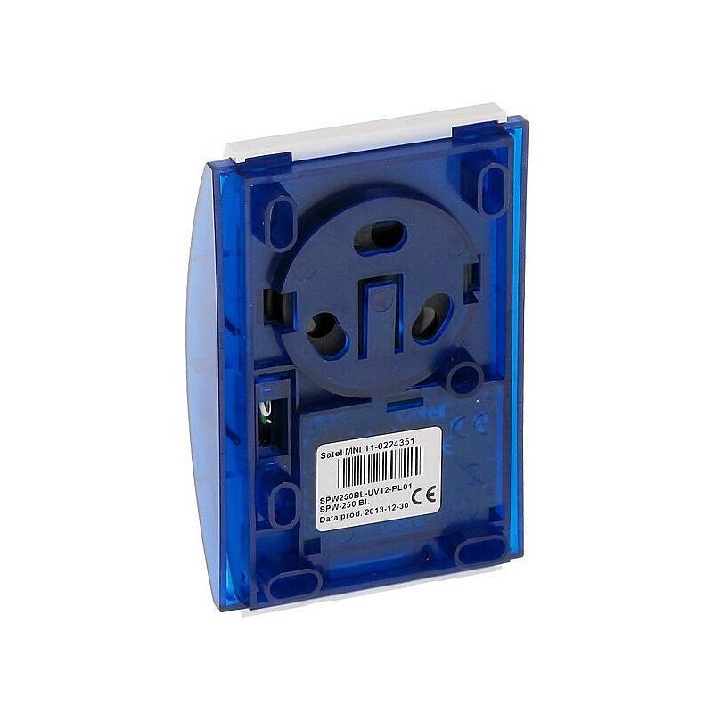 Satel SPW-250 BL Opt-aku. Innensirene blau 120dB, Sirene | nach Richtlinien:EN 50131 Grad 2 | Einsatzgebiet:Innenbereic