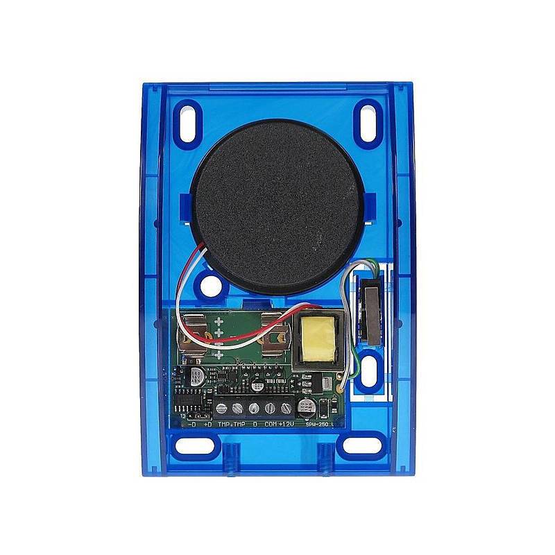 Satel SPW-250 BL Opt-aku. Innensirene blau 120dB, Sirene | nach Richtlinien:EN 50131 Grad 2 | Einsatzgebiet:Innenbereic