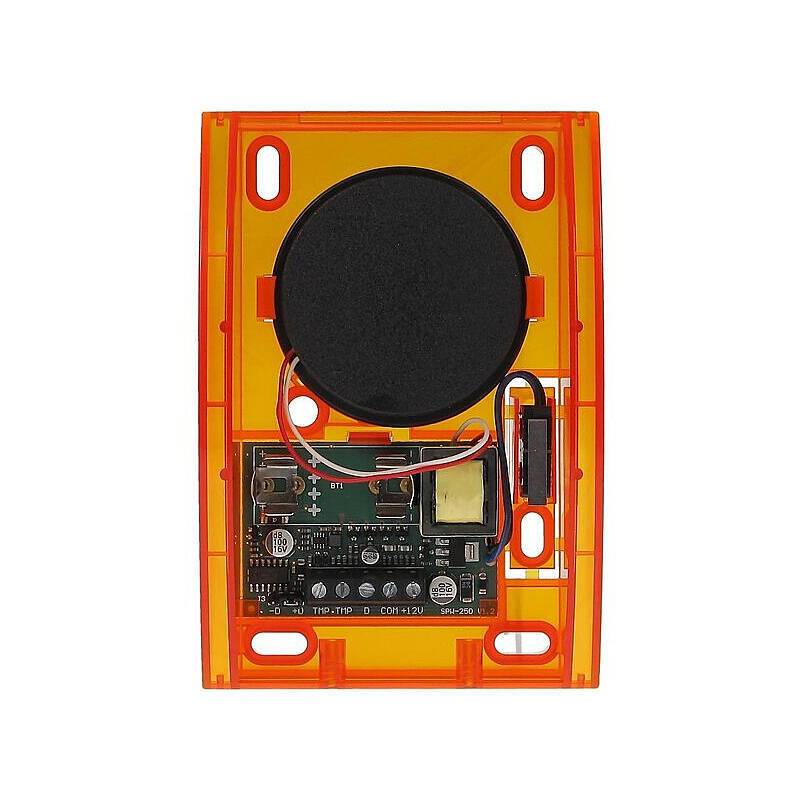 Satel SPW-250 O Opt-aku. Innensirene orange 120dB, Sirene | nach Richtlinien:EN 50131 Grad 2 | Einsatzgebiet:Innenberei
