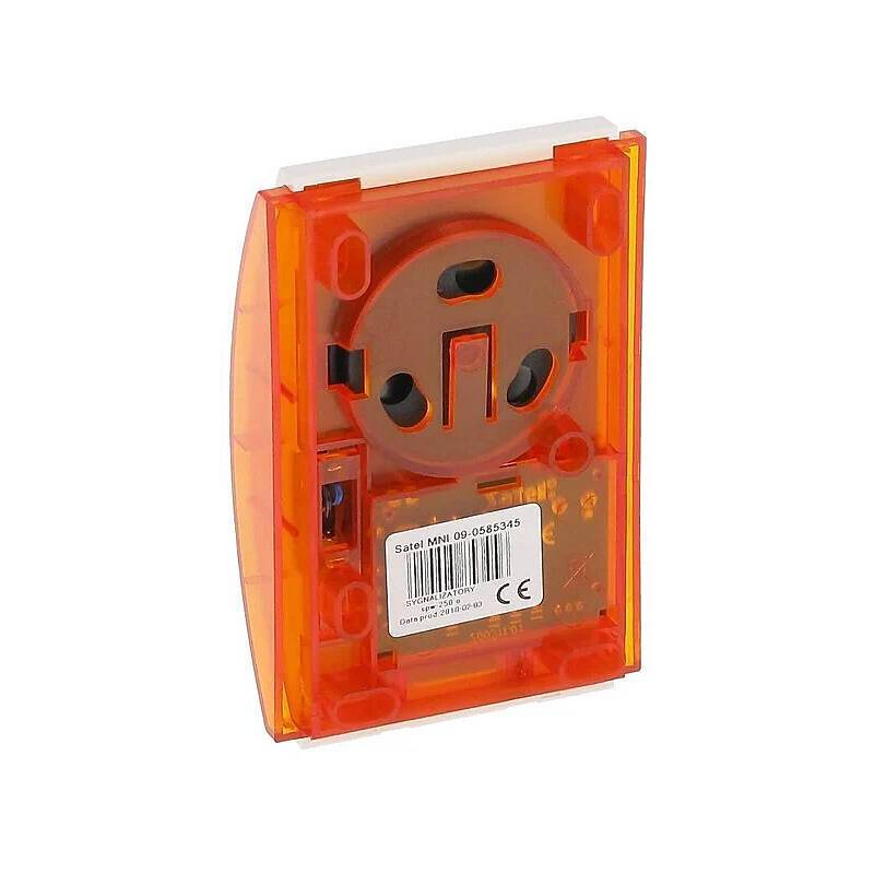 Satel SPW-250 O Opt-aku. Innensirene orange 120dB, Sirene | nach Richtlinien:EN 50131 Grad 2 | Einsatzgebiet:Innenberei