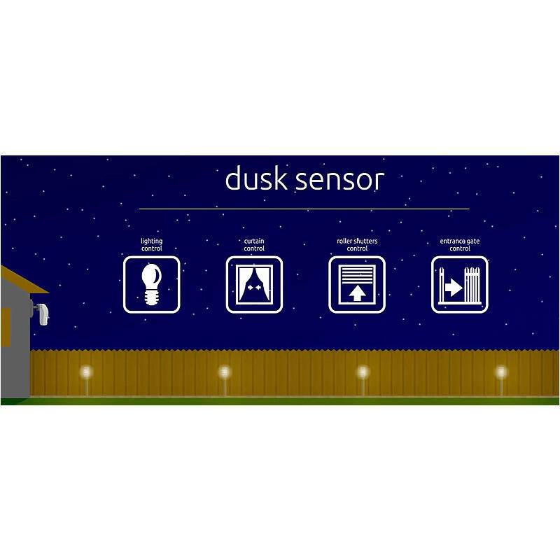 Satel Opal Plus Außenbewegungsmelder PIR+MW weiss, MitDämmerungssensorzur Schaltung des eingebauten Relais. | Kann in K