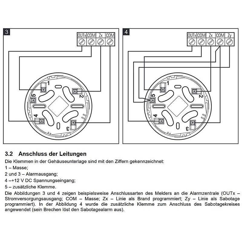 Satel TSD-1 Dual Rauch- und Hitzemelder 12V, Rauchmelder, Hitzemelder, Multikriterien-Melder | nach Richtlinien: EN 54